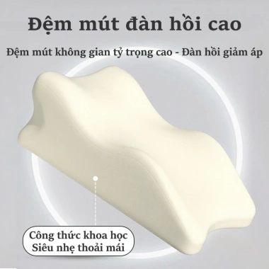 Gối tựa lưng Memory Foam ergonomic giảm áp lực cổ, thắt lưng, nâng hông - 379.000₫ 6