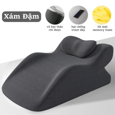 Gối tựa lưng Memory Foam ergonomic giảm áp lực cổ, thắt lưng, nâng hông - 379.000₫ 10