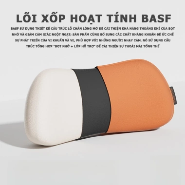Gối tựa lưng ô tô cao cấp cao su non - Hỗ trợ thắt lưng, giảm đau mỏi, đệm lót ghế chắc chắn 3 Gối tựa lưng ô tô cao cấp cao su non - Hỗ trợ thắt lưng, giảm đau mỏi, đệm lót ghế chắc chắn 3