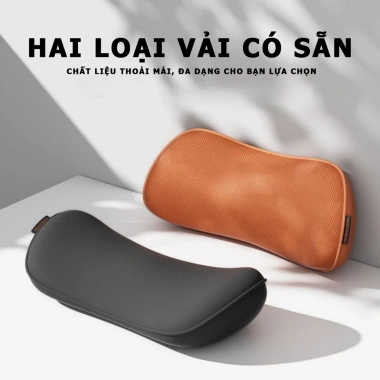 Gối tựa lưng ô tô cao cấp cao su non - Hỗ trợ thắt lưng, giảm đau mỏi, đệm lót ghế chắc chắn