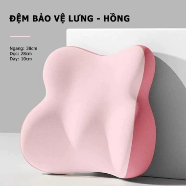 Gối Tựa Lưng Ô TÔ SNACKBAR giảm đau xương cụt, miếng lót lưng xe hơi thoải mái