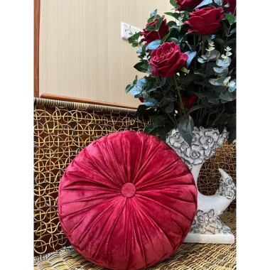 Gối tựa lưng sofa 40x40cm - Hình bánh xe hoa, vải nhung mềm mại, chỉ 78.400₫ 9