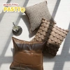 Gối Tựa Lưng Sofa Decor Vuông Nâu - Tháo Rời, Giặt Được, Trang Trí Sofa Giường 3