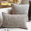 Gối Tựa Lưng Sofa Decor Vuông Nâu - Tháo Rời, Giặt Được, Trang Trí Sofa Giường 5