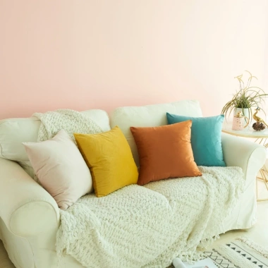 Gối tựa lưng sofa nhung 45x45 cm - Thiết kế hiện đại châu Âu, sang chảnh, giảm giá 57.000₫