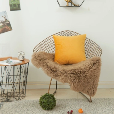 Gối tựa lưng sofa nhung 45x45 cm - Thiết kế hiện đại châu Âu, sang chảnh, giảm giá 57.000₫