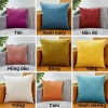 Gối tựa lưng sofa nhung cao cấp, vỏ thô gai sang trọng, giảm giá 49.000 VND 4