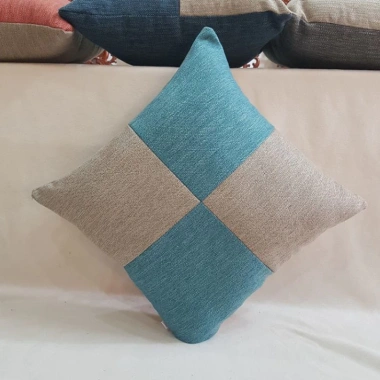 Gối tựa lưng sofa nhung cao cấp, vỏ thô gai sang trọng, giảm giá 49.000 VND