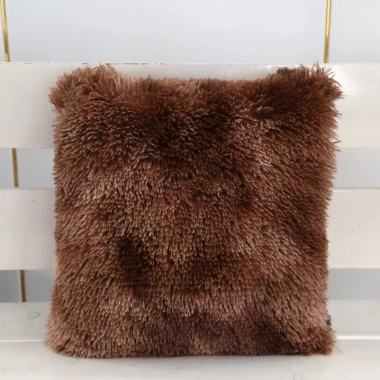Gối tựa lưng sofa văn phòng vải lông thỏ dày mềm mại 43x43cm Giá ưu đãi 24.500₫ 10