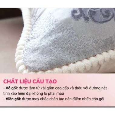 Gối tựa lưng sofa vuông Tây Âu, vỏ và ruột riêng, giảm căng thẳng, 69.000 VND