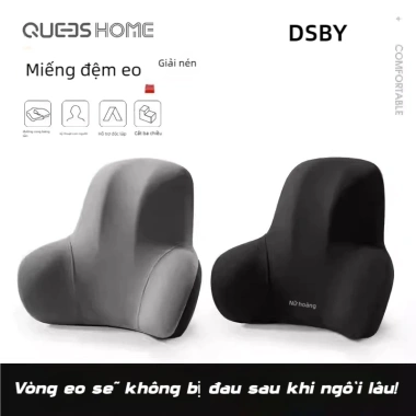 Gối tựa lưng văn phòng ghế - Đệm hỗ trợ lưng giảm đau mỏi, thoải mái ngồi làm, chỉ 107.800₫ cho người ngồi lâu