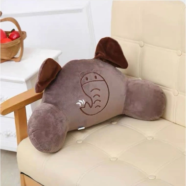 Gối Tựa Lưng Văn Phòng Hình Thú - Lông Xoắn Mềm Mịn Giảm Đau Mỏi Lưng, Giá 84.000 VND