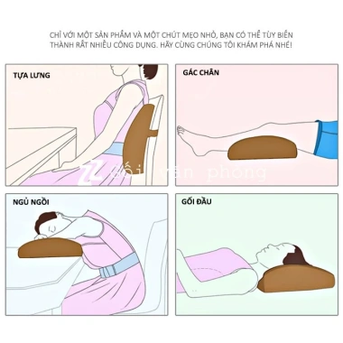 Gối Tựa Lưng ZURI PILLOW GTL-01 Cứng Chắc, Chống Đau Mỏi Lưng, Đau Cột Sống, 280.000 VND 6 Gối Tựa Lưng ZURI PILLOW GTL-01 Cứng Chắc, Chống Đau Mỏi Lưng, Đau Cột Sống, 280.000 VND 6