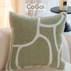 Gối tựa sofa 45x45cm họa tiết độc đáo màu be xanh lá - Sang trọng, chỉ 137k 6