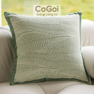 Gối tựa sofa 45x45cm họa tiết độc đáo màu be xanh lá - Sang trọng, chỉ 137k 8 Gối tựa sofa 45x45cm họa tiết độc đáo màu be xanh lá - Sang trọng, chỉ 137k 8