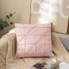 Gối tựa sofa 45x45cm vải nhung mềm mịn, thiết kế kẻ Zizac hiện đại, decor văn phòng, quán bar - 14.900₫ 7