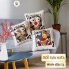 Gối tựa sofa hình lá bài thêu nổi 3D - Trang trí Tết, quà tặng độc đáo 359.000₫ 4