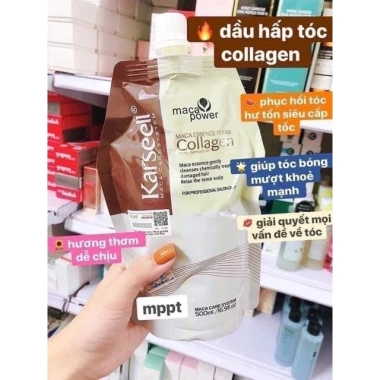 Gói ủ tóc collagen KARSEELL 44k - Giá chỉ 35k, dưỡng sâu, tăng bóng, phục hồi tóc