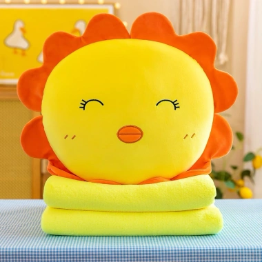 Gối văn phòng vuông 3 trong 1 hình trái cây - Giá 125k, giảm 35k, hỗ trợ cổ vai 4