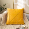 Gối vuông nỉ nhung 45x45 ziczac - Tựa sofa mềm mại, decor nhà hàng khách sạn, 15.900₫ 6