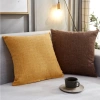 Gối vuông tựa trang trí vải thô gai 45x45cm – Decor sofa, phòng trà, cafa, vỏ+ruột giá 14.900₫