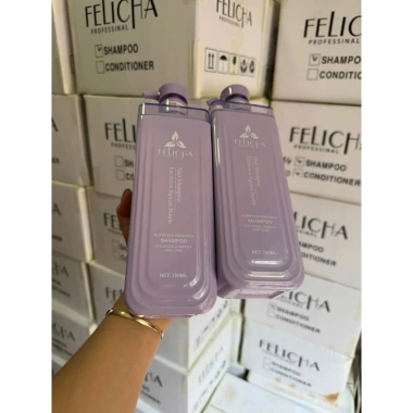 Gội xả Felicha hương nước hoa kiềm dầu - Phục hồi tóc khô hư tổn, chỉ 89.000đ 4