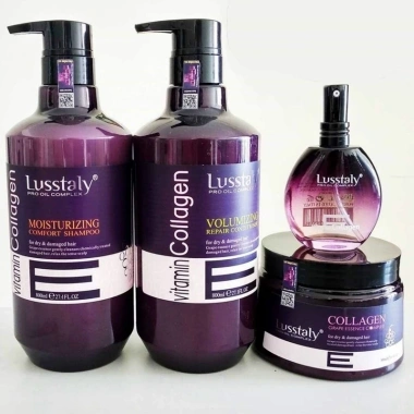 Gội xả Lusstaly Vitamin E Collagen 500ml-800ml Hàng Chính Hãng Giá ưu đãi 585k