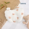 Gối Xô Muslin Boona Trái Tim Tai Gấu - Chống Méo Đầu Cho Bé Sơ Sinh, 56.000đ 4