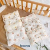 Gối Xô Sơ Sinh Boona Vải Muslin Cao Cấp, Chống Méo Đầu, Thoải Mái Giá 48.000 VND 2