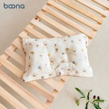 Gối Xô Sơ Sinh Boona Vải Muslin Cao Cấp, Chống Méo Đầu, Thoải Mái Giá 48.000 VND