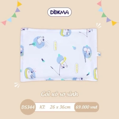 Gối Xô Sơ Sinh DOKMA kháng khuẩn, thấm hút mồ hôi DS344 + Gối Bông Lõm DS254 - 69.000₫ 9 Gối Xô Sơ Sinh DOKMA kháng khuẩn, thấm hút mồ hôi DS344 + Gối Bông Lõm DS254 - 69.000₫ 9