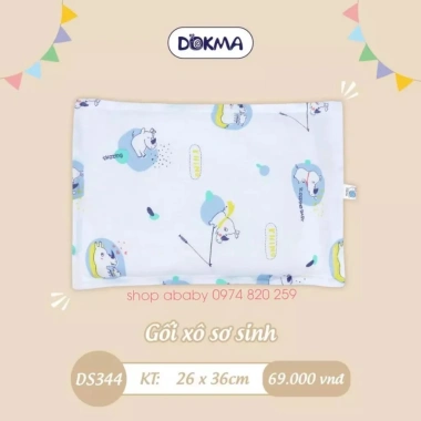 Gối Xô Sơ Sinh Dokma Kháng Khuẩn, Thấm Hút Mồ Hôi, Mềm Mại, Giá 69.000đ Khuyến Mãi