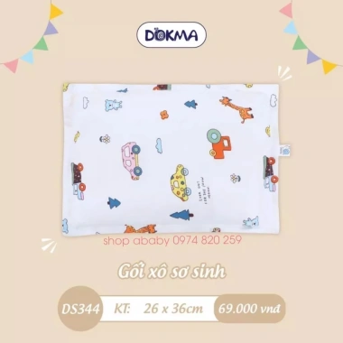 Gối Xô Sơ Sinh Dokma Kháng Khuẩn, Thấm Hút Mồ Hôi, Mềm Mại, Giá 69.000đ Khuyến Mãi