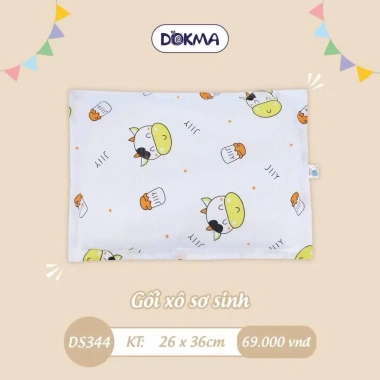 Gối Xô Sơ Sinh Dokma Kháng Khuẩn, Thấm Hút Mồ Hôi, Mềm Mại, Giá 69.000đ Khuyến Mãi