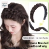 GOJO Bện Băng Đô Tóc Giả – Mũ Tổng Hợp Bím Xương Cá Điều Chỉnh Giá Giảm 61.236