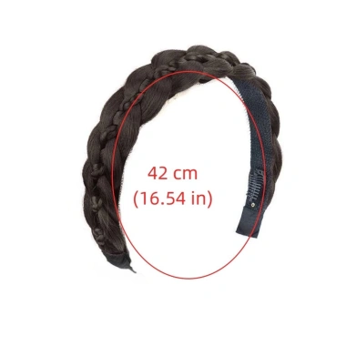 GOJO Bện Băng Đô Tóc Giả – Mũ Tổng Hợp Bím Xương Cá Điều Chỉnh Giá Giảm 61.236