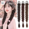 GOJO Bện Đuôi Ngựa Tự Nhiên Tổng Hợp Màu Nâu Ngọt Ngào - Giá 56.268₫ cho Bé Gái