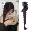 GOJO Twist Braid Tóc Giả Kẹp Nơ Đuôi Ngựa Cloud Bubble Cao Phụ Kiện Tóc Nữ