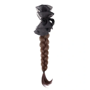 GOJO Twist Braid Tóc Giả Kẹp Nơ Đuôi Ngựa Cloud Bubble Cao Phụ Kiện Tóc Nữ 4