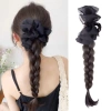 GOJO Twist Braid Tóc Giả Kẹp Nơ Đuôi Ngựa Cloud Bubble Cao Phụ Kiện Tóc Nữ 8