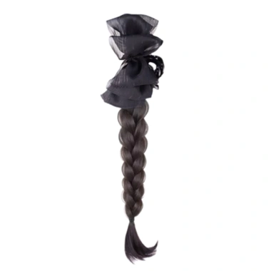 GOJO Twist Braid Tóc Giả Kẹp Nơ Đuôi Ngựa Cloud Bubble Cao Phụ Kiện Tóc Nữ 10