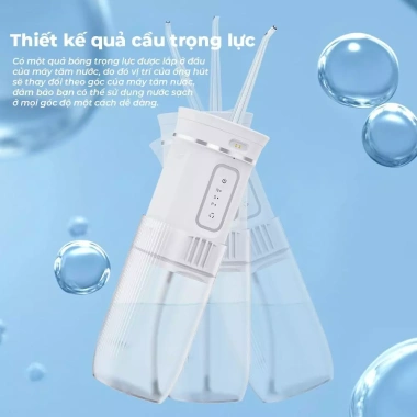 GOKOCO Máy tăm nước Water Flossers 3 chế độ sạc lại chăm sóc răng miệng giá 349.000₫ 5 GOKOCO Máy tăm nước Water Flossers 3 chế độ sạc lại chăm sóc răng miệng giá 349.000₫ 5