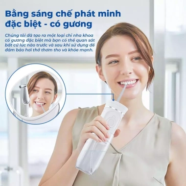 GOKOCO Máy tăm nước Water Flossers 3 chế độ sạc lại chăm sóc răng miệng giá 349.000₫