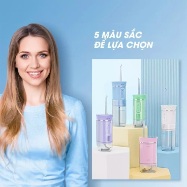 GOKOCO Máy tăm nước Water Flossers 3 chế độ sạc lại chăm sóc răng miệng giá 349.000₫