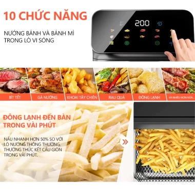 GoldStar Nồi chiên không dầu 16L - Nấu ăn không khói, giảm giá 618.750₫ 9