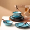 Gốm Lò-Chang Retro Bộ Đồ Ăn Đĩa Sáng Tạo Bát Canh Đĩa Salad Gia Đình - Giá ưu đãi 81.400₫