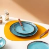 Gốm Lò-Chang Retro Bộ Đồ Ăn Đĩa Sáng Tạo Bát Canh Đĩa Salad Gia Đình - Giá ưu đãi 81.400₫ 2