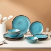 Gốm Lò-Chang Retro Bộ Đồ Ăn Đĩa Sáng Tạo Bát Canh Đĩa Salad Gia Đình - Giá ưu đãi 81.400₫ 3