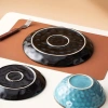 Gốm Lò-Chang Retro Bộ Đồ Ăn Đĩa Sáng Tạo Bát Canh Đĩa Salad Gia Đình - Giá ưu đãi 81.400₫ 7