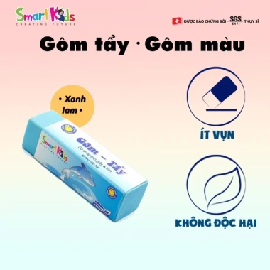 Gôm Smartkids ER-10 - Gôm tẩy chì an toàn, không độc hại, học sinh sinh viên, 9.900 VND 2